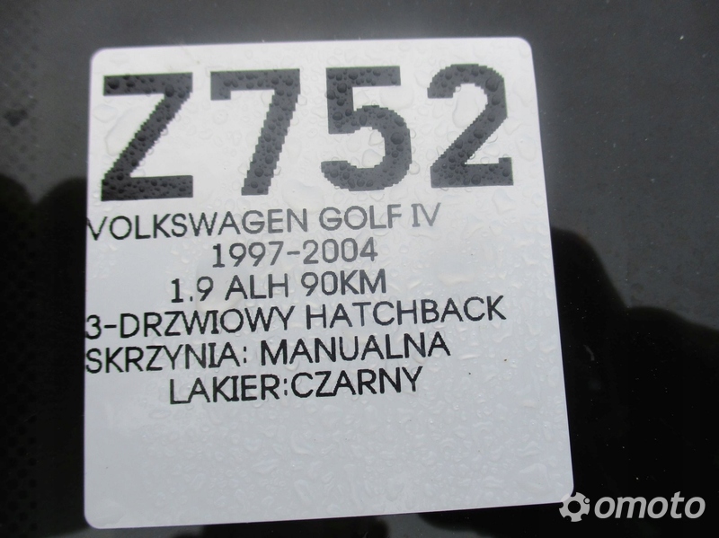 VW GOLF IV 1.9 TDI ALH 90 KM POMPA WTRYSKOWA
