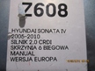 MODUŁ AIRBAG HYUNDAI SONATA IV 95910-3K400