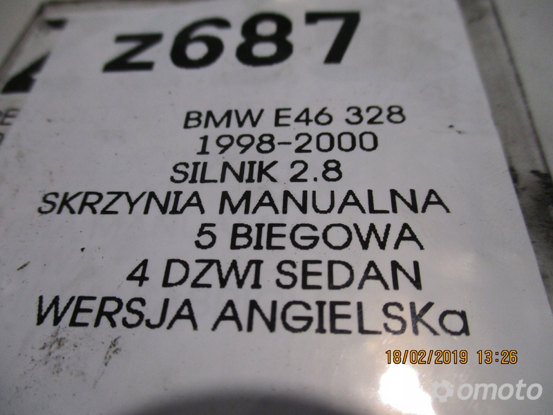 PRZEŁĄCZNIK MANETKA BMW E46 328 8363664I
