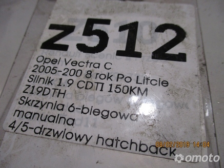 SILNICZEK SZYBY L P OPEL VECTRA C 0130822011