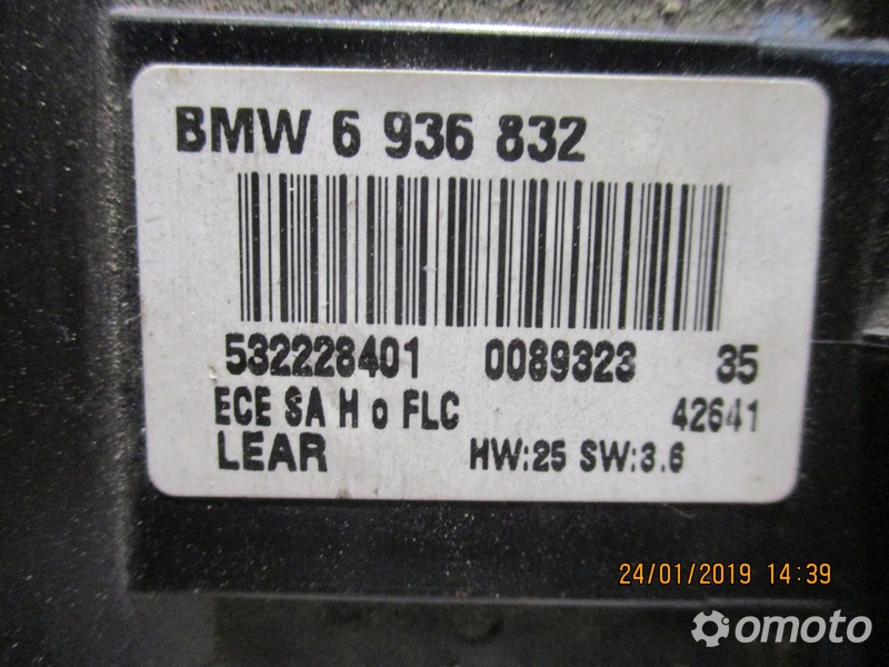 WŁĄCZNIK ŚWIATEŁ BMW E46 6936832