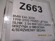 SIŁOWNIK KLAPY WLEWU BMW E46 320D 406.204/3/5