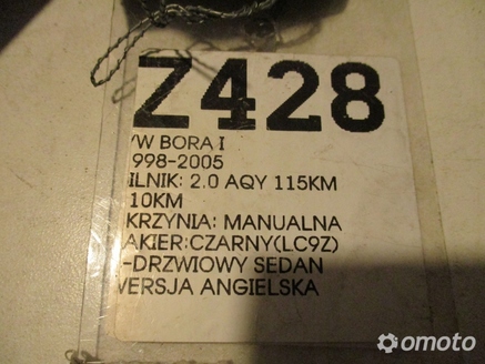 PAS BEZPIECZEŃSTWA VW BORA I 98-05
