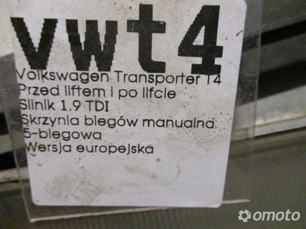LAMPA PRZEDNIA PRAWA VW TRANSPORTER T4