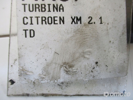 CITROEN XM 2.1 TD TURBOSPRĘŻARKA