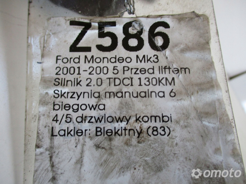 FORD MONDEO MK3 2.0TDCI TURBOSPRĘŻARKA 1S7Q6K682AJ