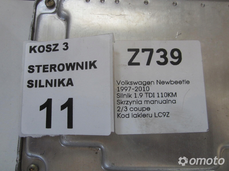KOMPUTER STEROWNIK SILNIKA VW NEWBEETLE 038906012Q
