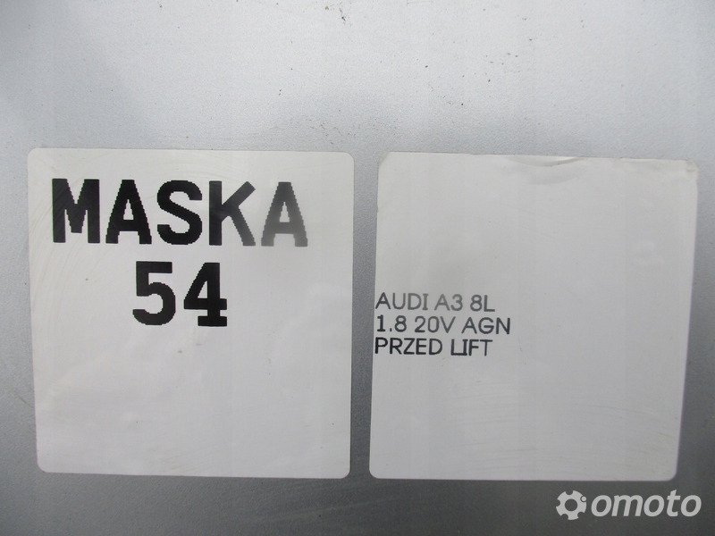 MASKA POKRYWA SILNIKA AUDI A3 8L PRZED LIFT