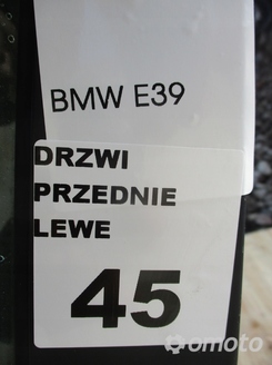 DRZWI PRZEDNIE PRZÓD LEWE BMW E39