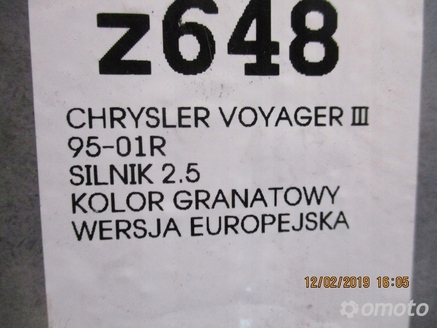 STEROWNIKI SILNIKA CHRYSLER VOYAGER III 19224AE