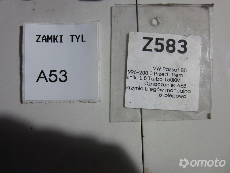 ZAMEK DRZWI TYLNY PRAWY VW PASSAT B5 96-00