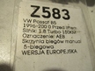 PAS BEZPIECZEŃSTWA LEWY PRZÓD VW PASSAT B5 96-00