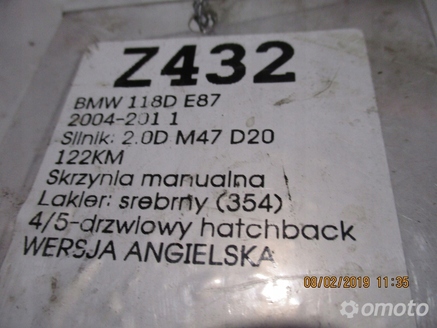 SILNICZEK NAGRZEWNICY BMW 118D E87 EFB322