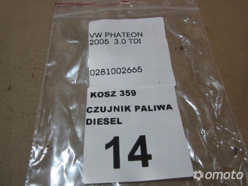 CZUJNIK PALIWA VW PHAETON 2005 3.0 TDI 0281002665