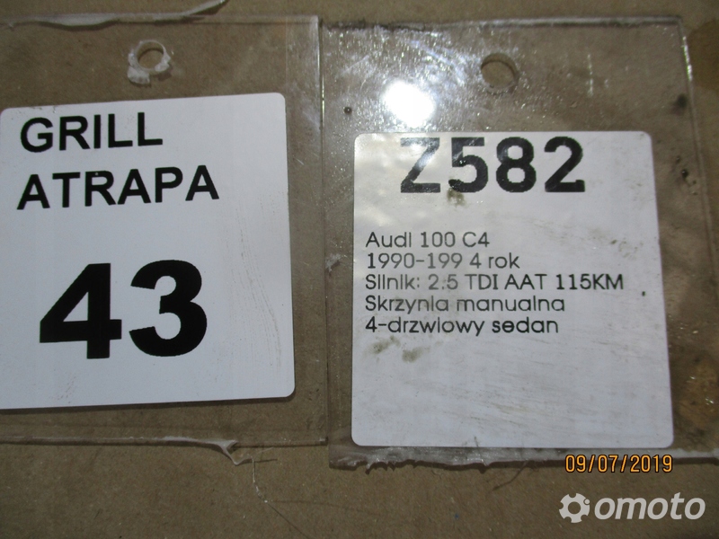 GRILL ATRAPA AUDI 100 C4 1990-1994