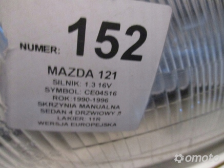 LAMPA PRZEDNIA LEWA MAZDA 121 90-96 1.3 6V