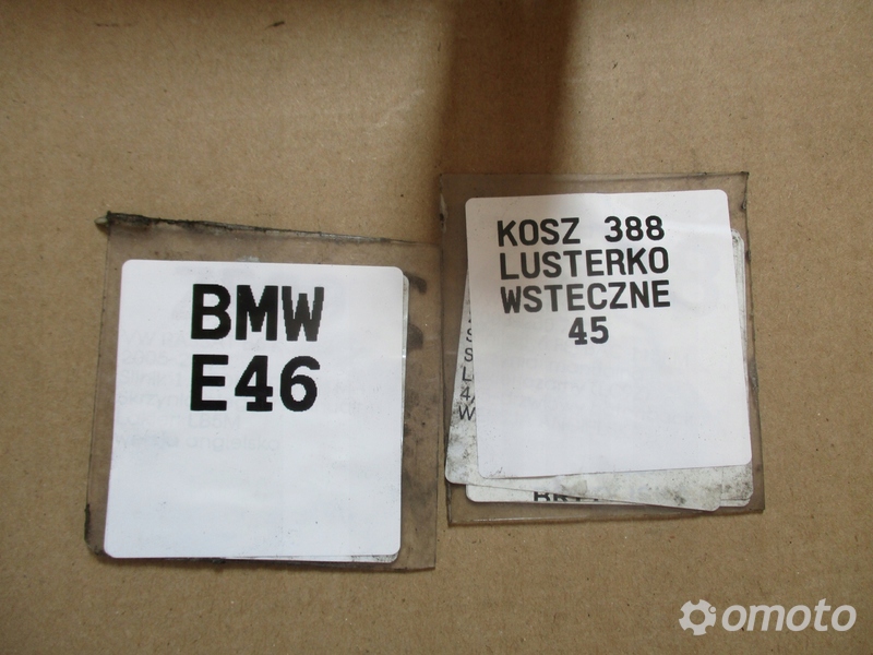 LUSTERKO WSTECZNE BMW E46