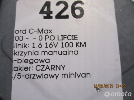 MODUŁ AIRBAG FORD C-MAX 4M5T14B056AE