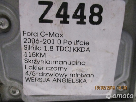 MODUŁ AIRBAG FORD C-MAX 8M5T14B321AE