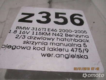 MODUŁ STEROWNIK BMW 316 E46 55892110