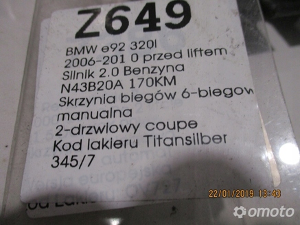 MODUŁ ŚWIATEŁ XENON BMW E92 320I 9230445