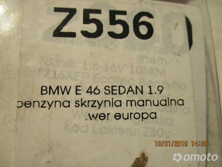 PAS BEZPIECZEŃSTWA BMW E46