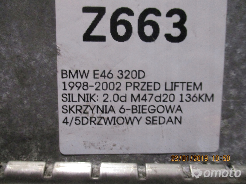 PODGRZEWACZ WODY BMW E46 320D 64.12-6904668
