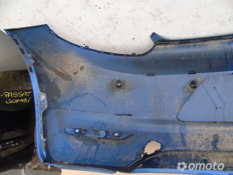 VW Scirocco 0813 zderzak tylny tył niebieski Zderzaki