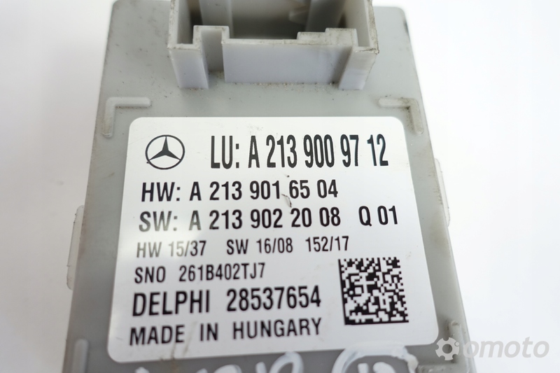 Mercedes W213 C213 MODUŁ STEROWNIK A2139009712