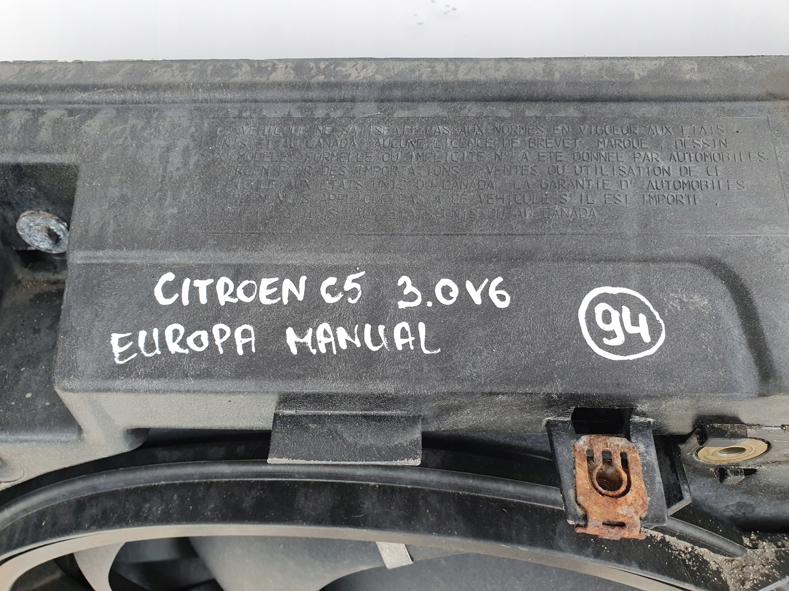 Citroen C5 I 3.0 V6 CHŁODNICE KOMPLET Chłodnic