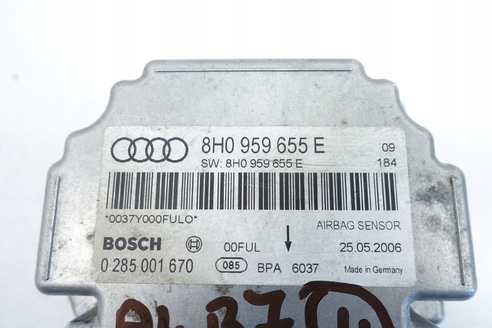 Audi A4 B7 Cabrio 3.0 TDI SENSOR PODUSZEK AirBag