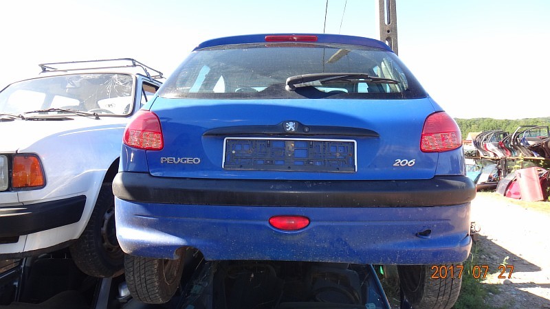 Peugeot 206  daszek przeciwsłoneczny lewy