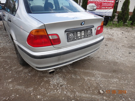 BMW E46 98- ZDERZAK TYLNY TYŁ TITANSILBER