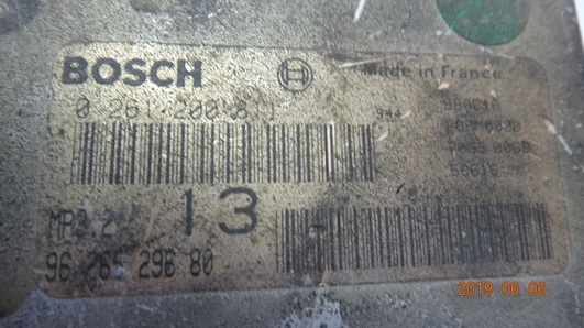 Citroen Komputer Bosch 9626529680