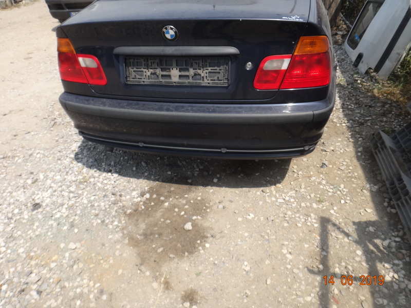 BMW E46 98- ZDERZAK TYLNY TYŁ SEDAN ORIENTBLAU KPL