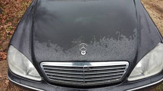 Mercedes w220  lift maska pokrywa silnika 197