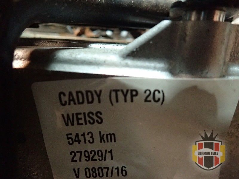 VW CADDY 2C 2016 2.0TDI SILNIK KOMPLETNY CUU 