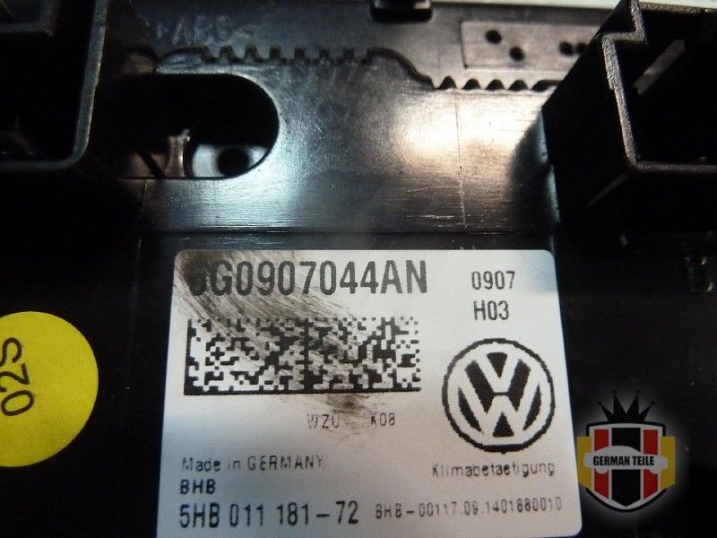 VW GOLF VII PANEL KLIMATYZACJI 5G0907044AN