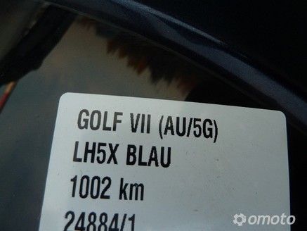 VW GOLF VII KLAPA TYLNA LH5X GRANATOWA
