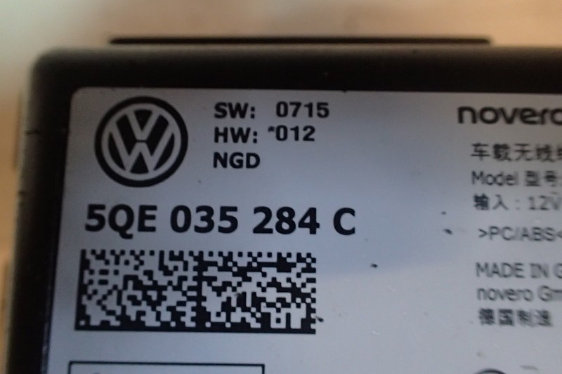 VW GOLF E STEROWNIK USLUG ONLINE 5QE035284C