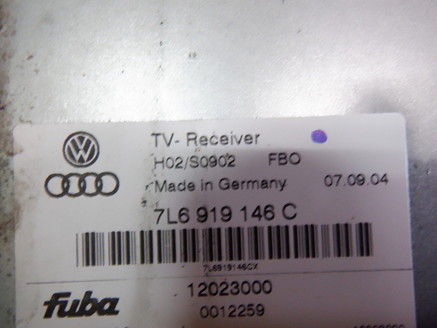 VW TOUAREG 7L  MODUŁ TUNER  TV 7L6919146C