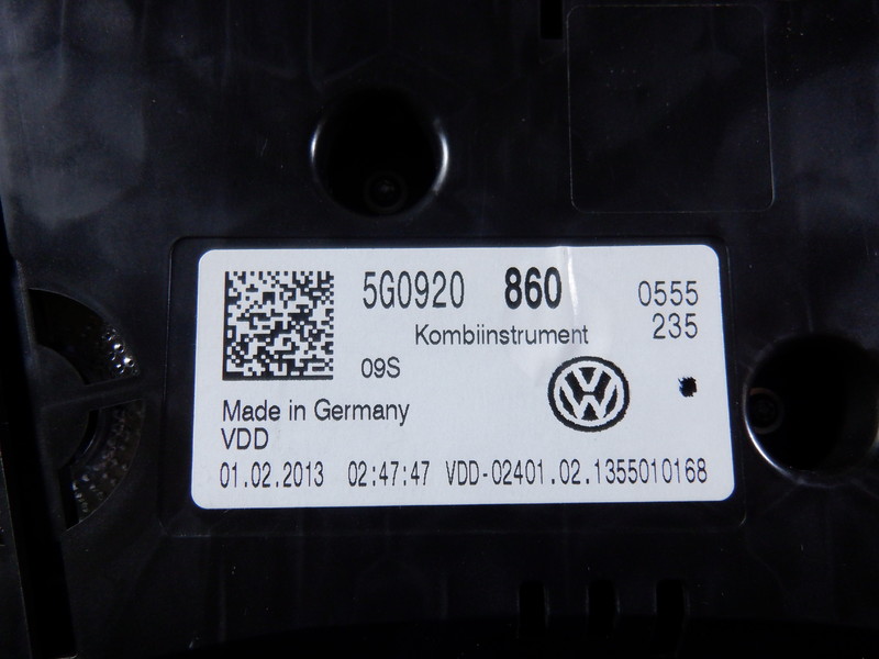 VW GOLF VII TSI BENZYNA LICZNIK ZEGAR 5G0920860