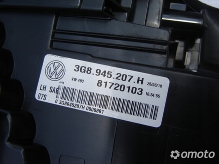 VW ARTEON LAMPA TYŁ LED 3G8945207 H