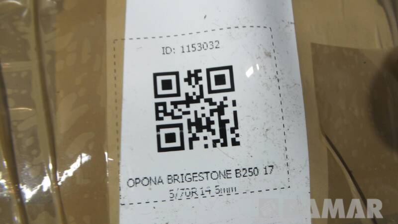 OPONA BRIDGESTONE B250 175/70R14 5mm