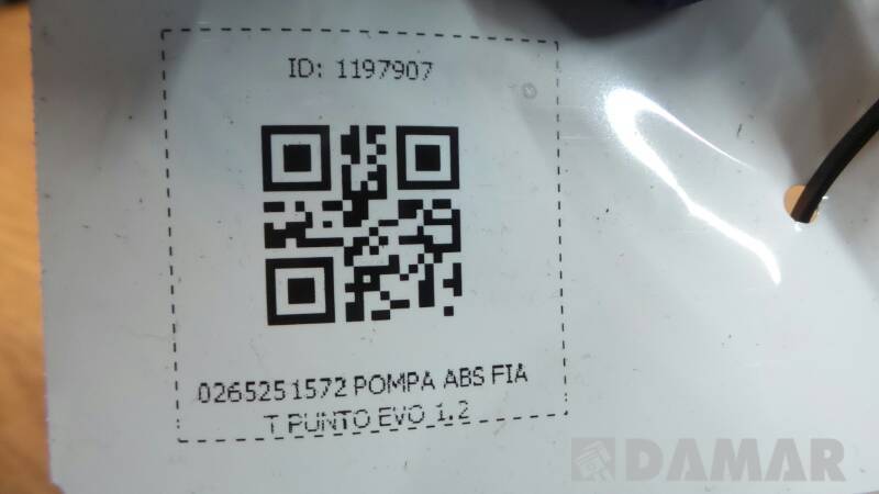 0265251572 POMPA ABS FIAT PUNTO EVO 1.2