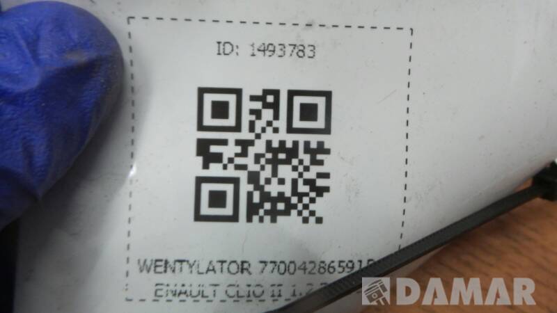 WENTYLATOR 7700428659J RENAULT CLIO II 1.2 DCI r