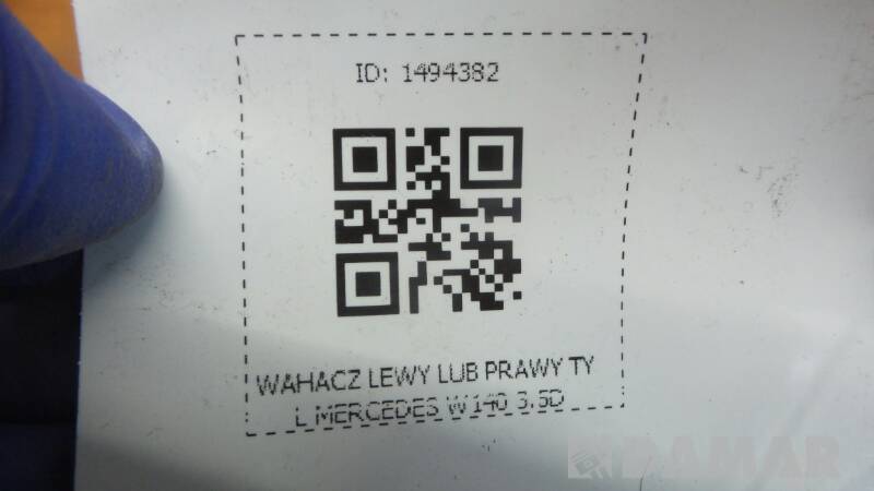 WAHACZ LEWY LUB PRAWY TYL MERCEDES W124 3.5D