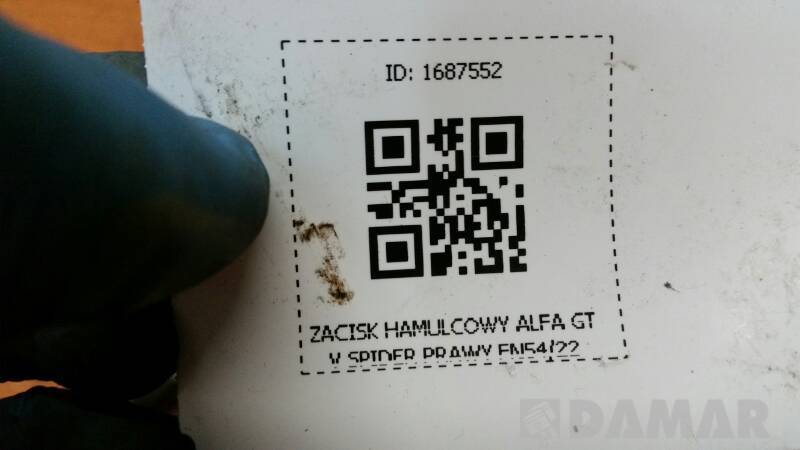 ZACISK HAMULCOWY ALFA GTV SPIDER PRAWY FN54/22