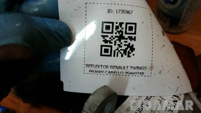 REFLEKTOR RENAULT TWINGO PRAWY CARELLO 35460748