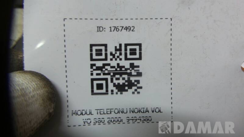 9494380 MODUL TELEFONU NOKIA VOLVO S80 2000R
